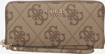 GUESS Wallet 'ELIETTE' in Beige: front