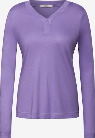 CECIL Shirt in Lila: Vorderseite