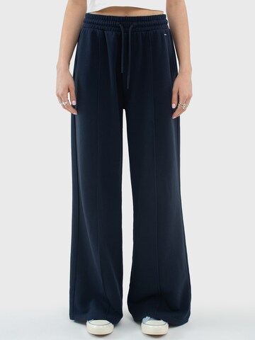 Wide leg Pantaloni 'ABIERTO ' di BIG STAR in blu: frontale