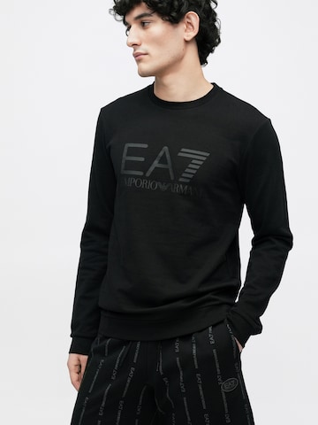 EA7 Emporio Armani Mikina – černá