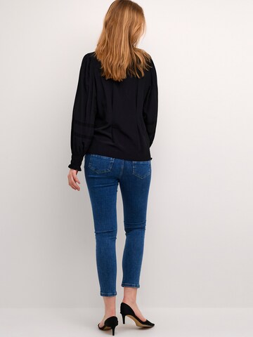 CULTURE - Blusa 'Asmine ' en negro