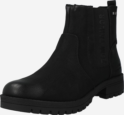 TOM TAILOR Chelsea škornji | črna barva, Prikaz izdelka