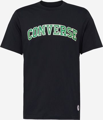 CONVERSE Shirt in Zwart: voorkant