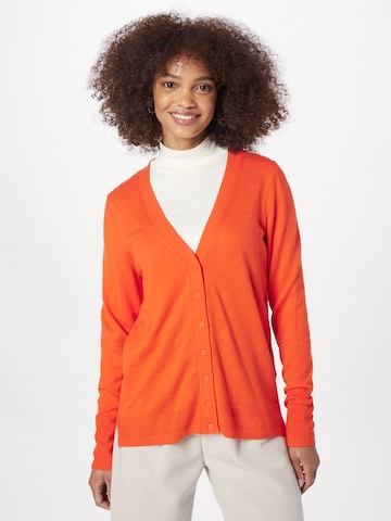 ESPRIT Knit cardigan in Red: front