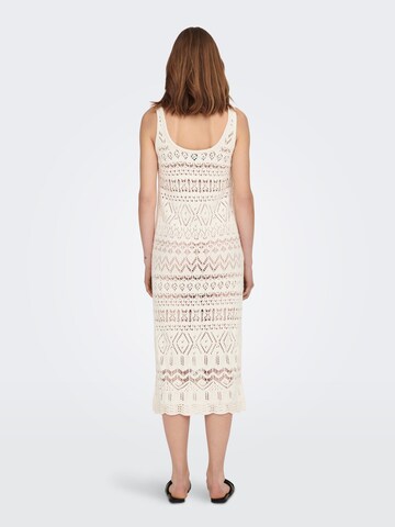 ONLY Knitted dress 'KIRSTIE' in Beige