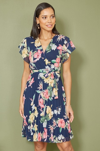 Mela London - Vestido en azul: frente