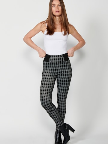 KOROSHI - Skinny Calças em preto