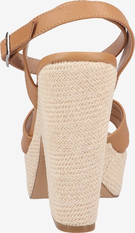 STEVE MADDEN Sandalen met riem in Bruin