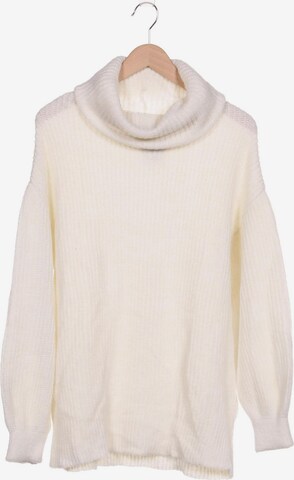 ABOUT YOU Sweater & Cardigan in XS in White: front