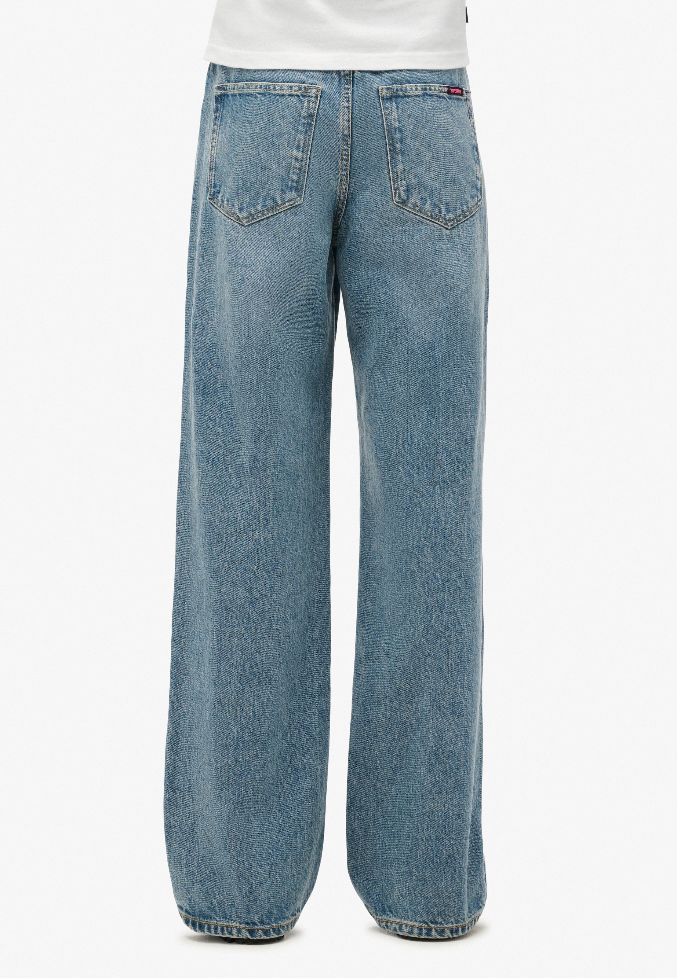 Superdry Wide Leg Jeans in Blau