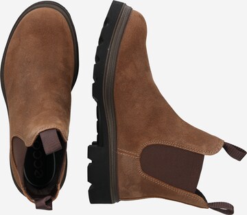 ECCO Chelsea boots 'Grainer' i brun