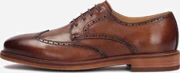 Kazar Fűzős cipő - barna: elől