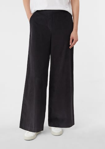 Wide Leg Pantalon COMMA en gris : devant
