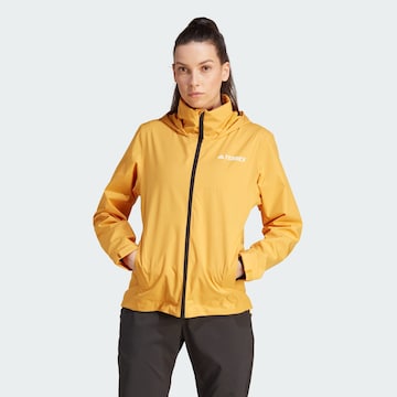 ADIDAS TERREX Outdoor Jacket in Yellow: front