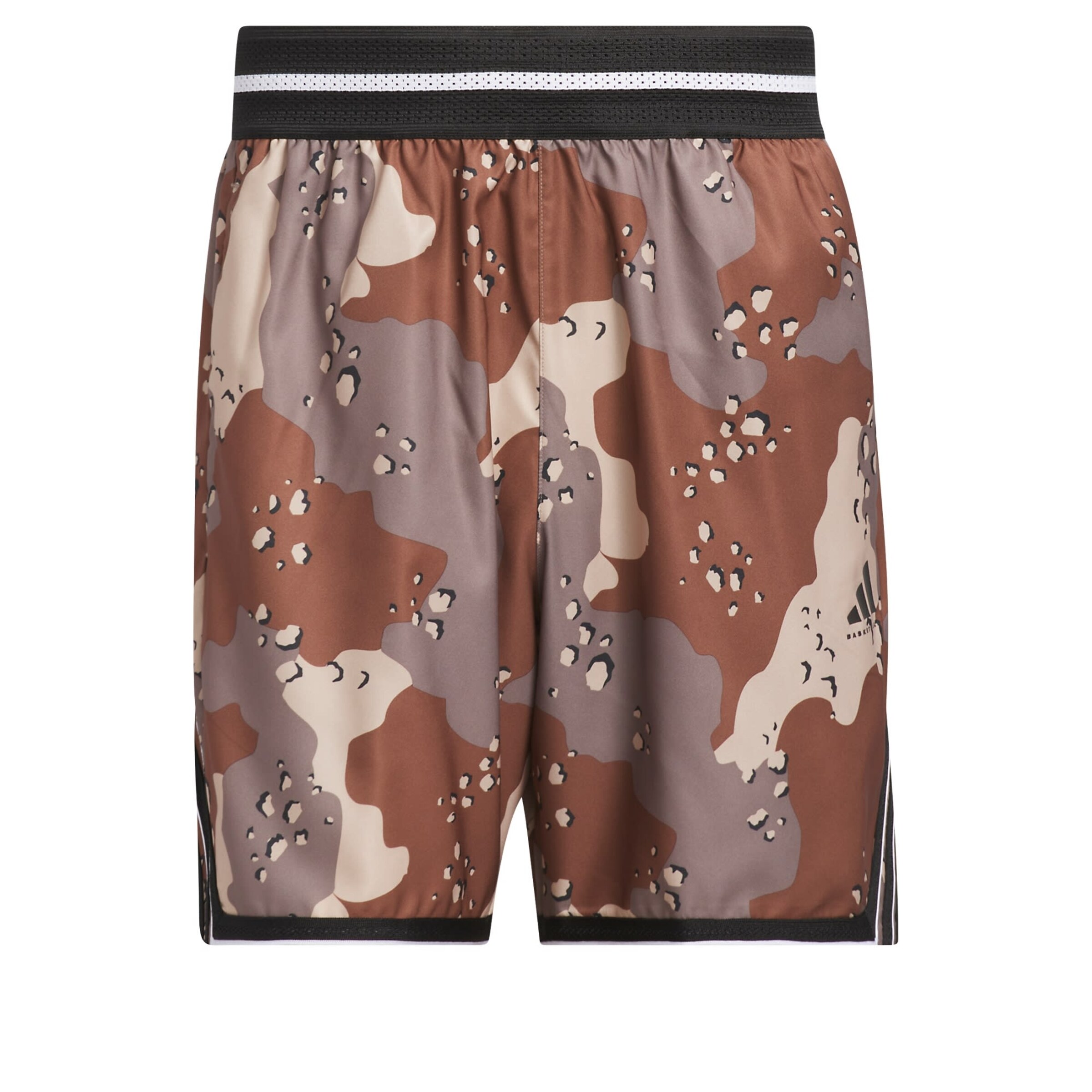 Loosefit Pantalon de sport 'Crazy Lite AOP' ADIDAS PERFORMANCE en marron : devant