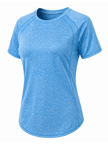 AOTTORI Sports Top in Blue: front