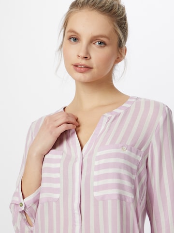 TOM TAILOR Blouse in Purple