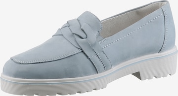 REMONTE Classic Flats in Blue: front