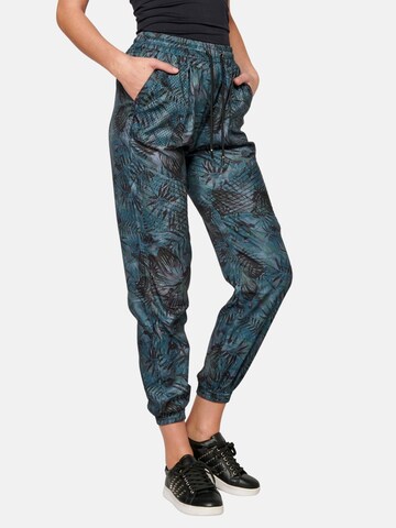 KOROSHI Tapered Broek in Blauw