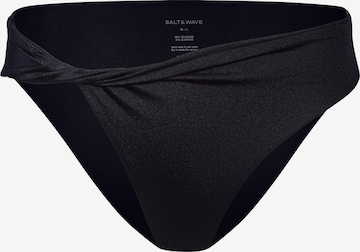 SALT&WAVE Bikinitrusse 'Twist Bottoms' i sort: forside