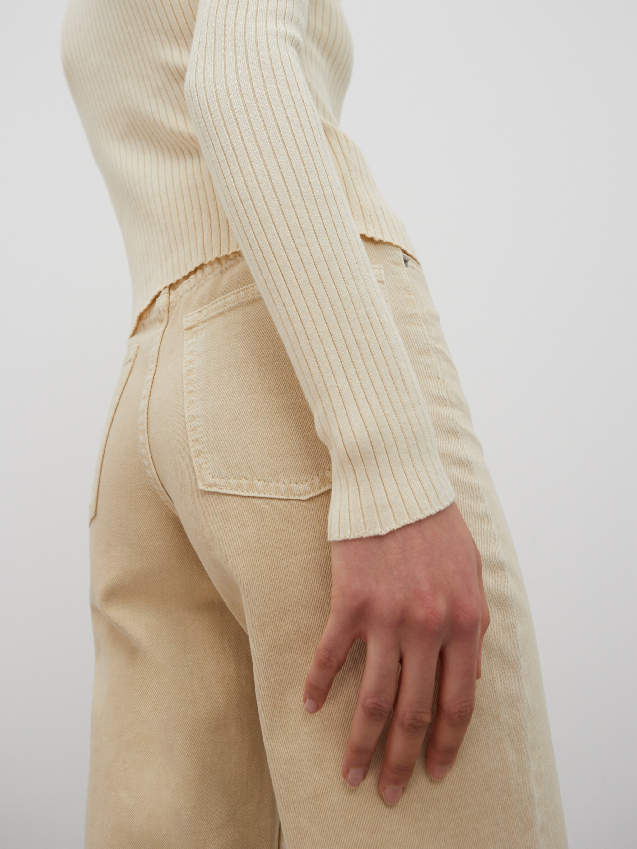 EDITED Producten Gebreid vest 'Erin' Beige