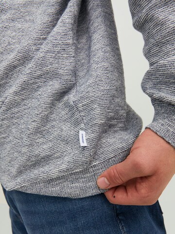 Jack & Jones Plus Sweater in Grey