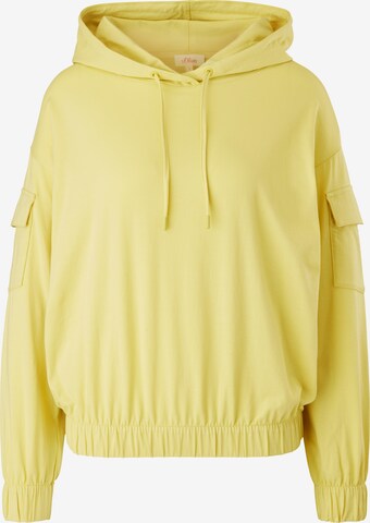 s.Oliver Sweatshirt in Yellow: front