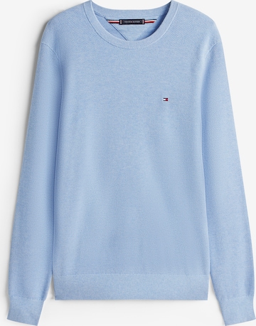 mėlyna TOMMY HILFIGER Megztinis 'ESSENTIAL': priekis