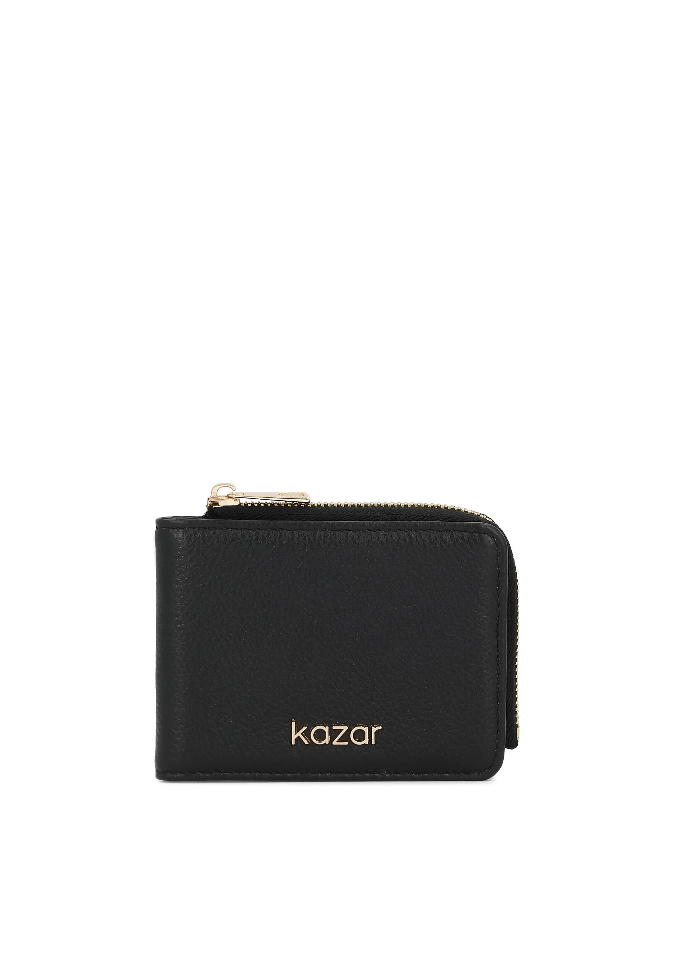 Kazar Wallet in Black: front