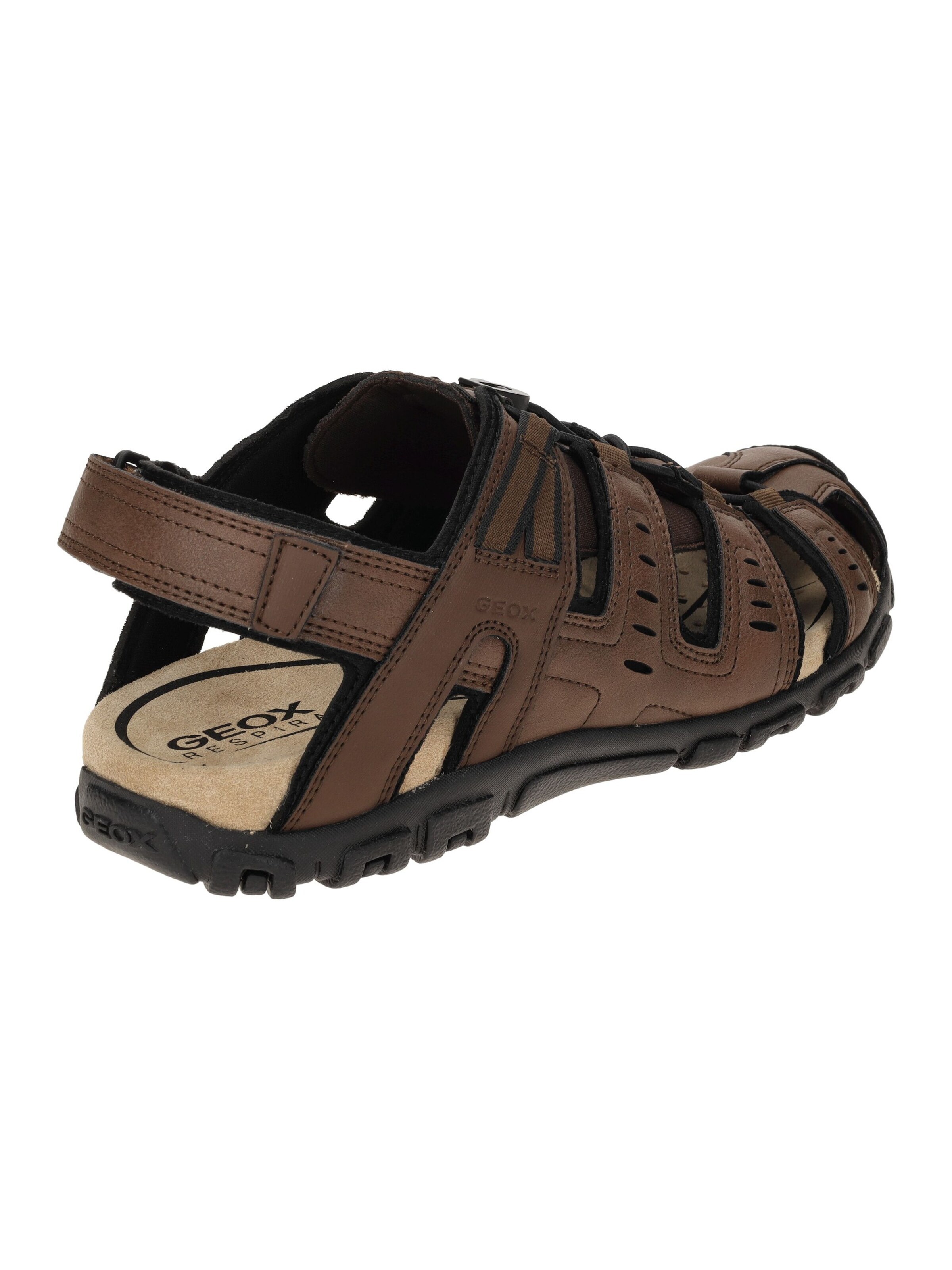 GEOX Sandals 'Geox Strada  U4524C' in Brown