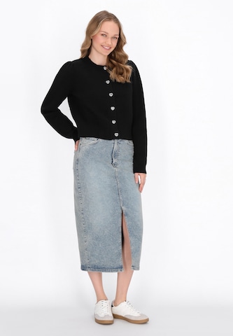MYMO Knit cardigan in Black