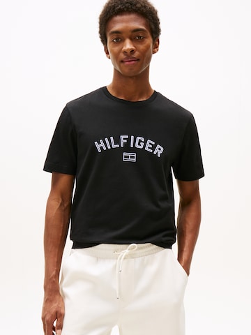 T-Shirt TOMMY HILFIGER en noir : devant