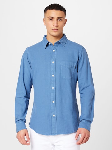 Dockers Slim fit Overhemd in Blauw: voorkant