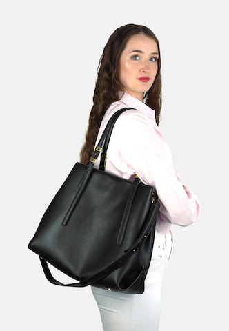 HARPA Shoulder Bag 'Amarald' in Black