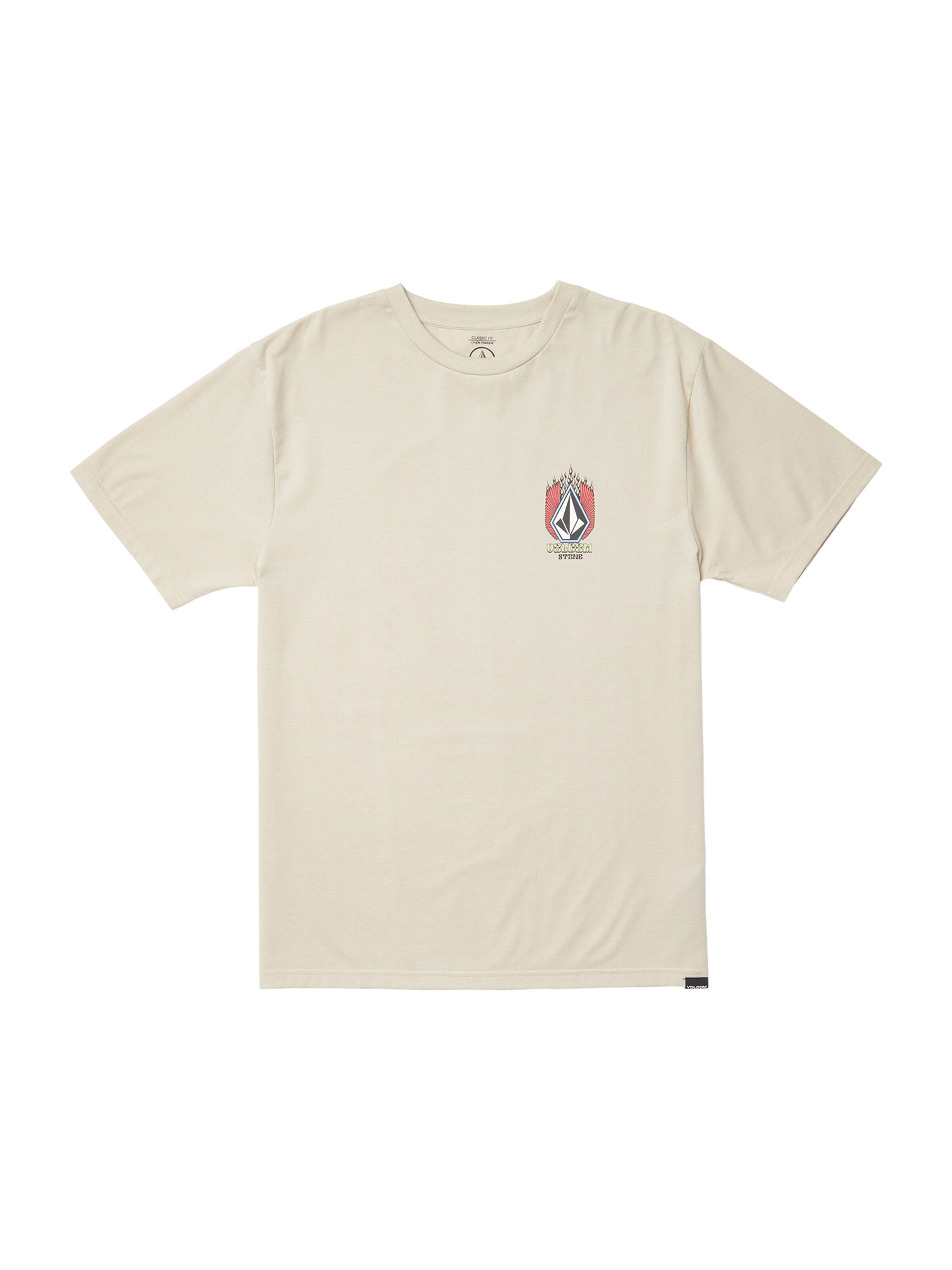 Volcom Shirt in Beige: voorkant
