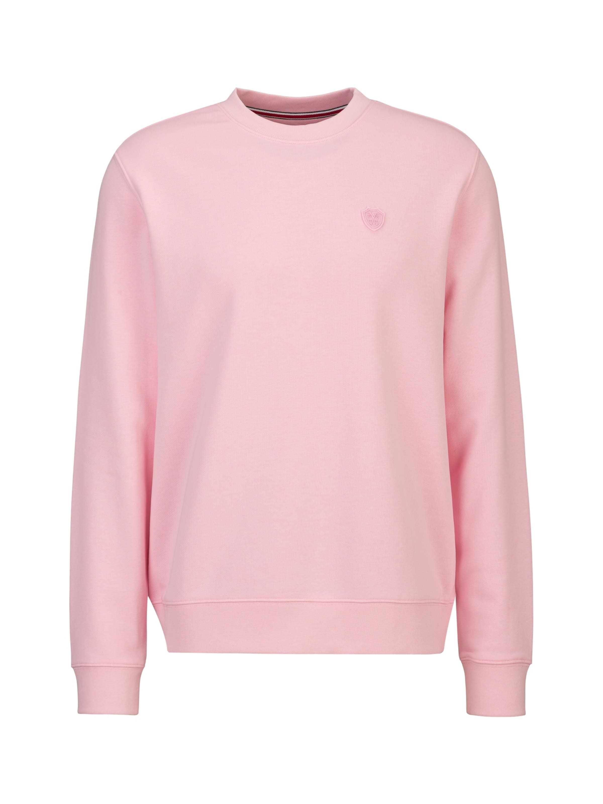 19V69 ITALIA Sweatshirt 'Nico' in Roze: voorkant