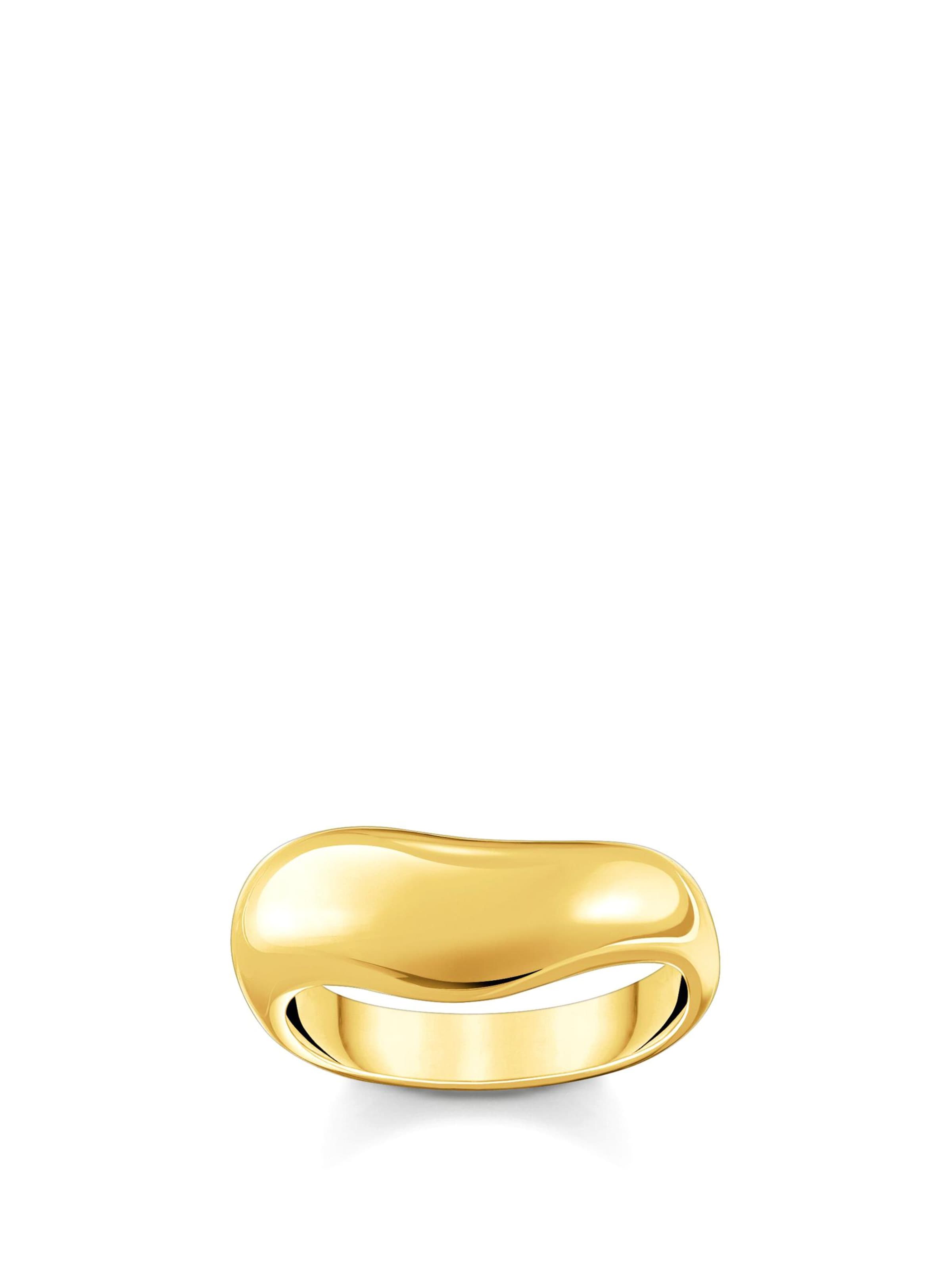 Thomas Sabo Ring 'Ring Organische Form Vergoldet'‌‌‌ in gold, Produktansicht