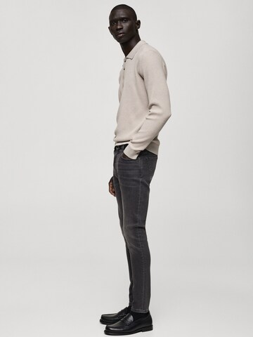 MANGO MAN Skinny Jeans 'JUDE' i grå