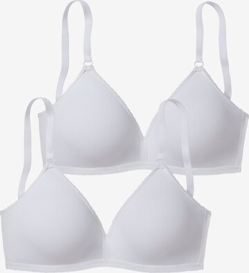 Invisible Soutien-gorge PETITE FLEUR en blanc : devant