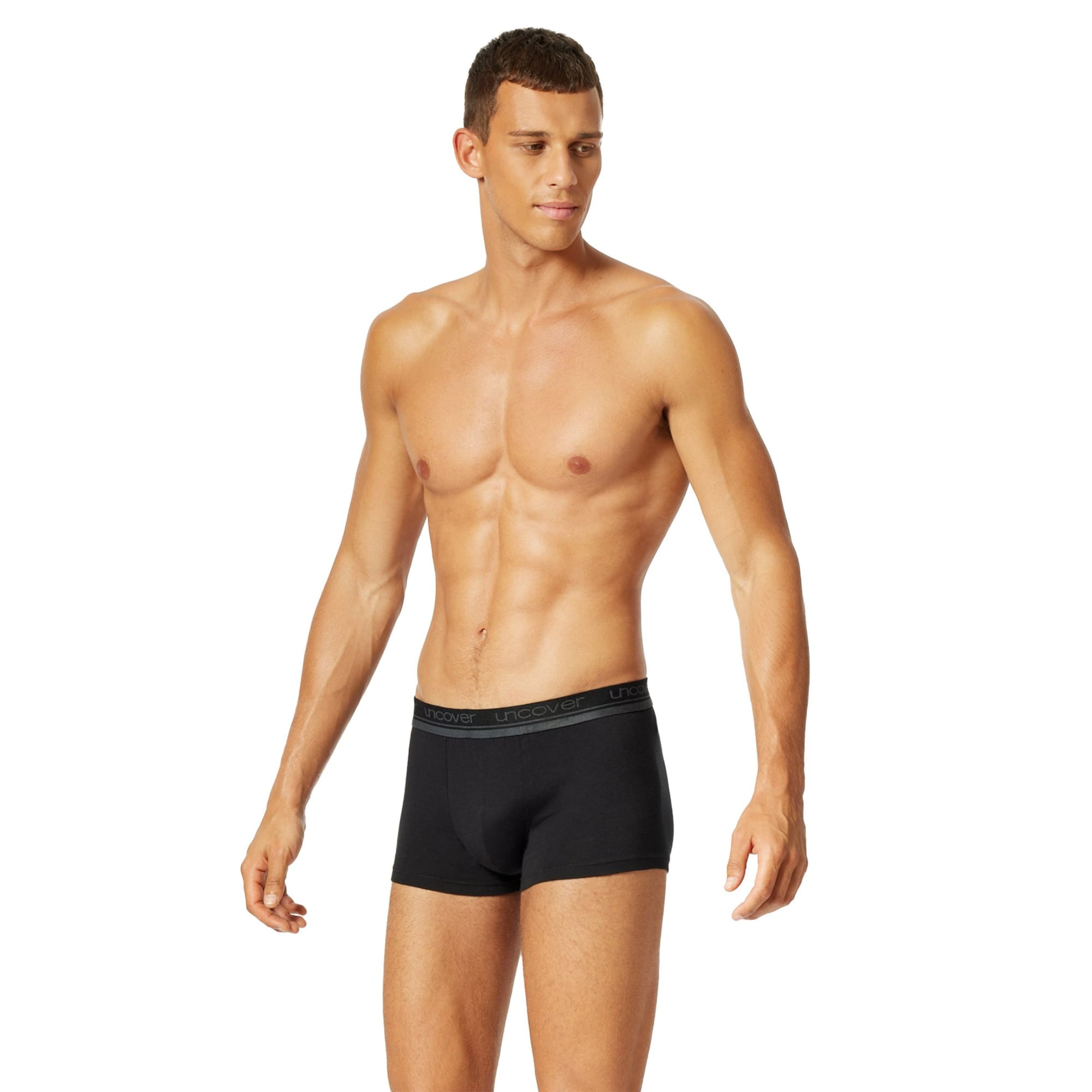 uncover by SCHIESSER Boxer shorts in Black
