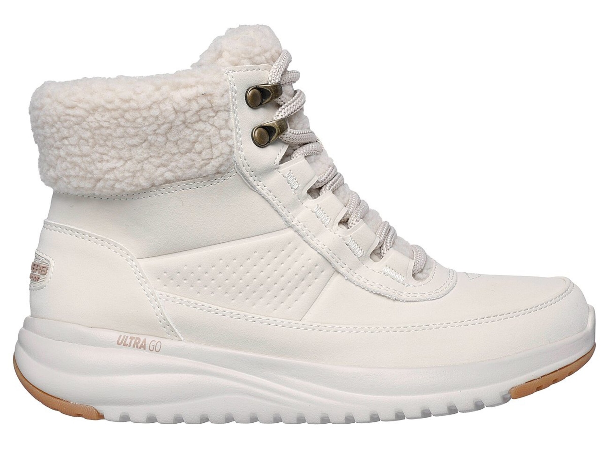 Bottines à lacets SKECHERS en blanc