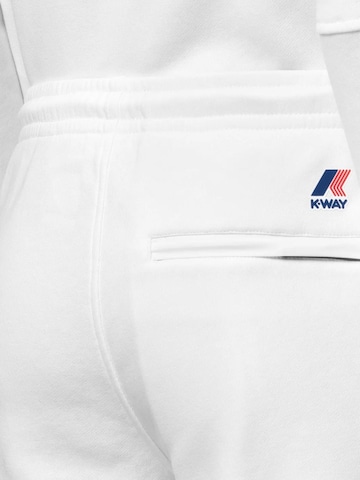 K-Way Regular Outdoor trousers 'K-WAY CASIMIR POLY COTTON BERMUDA' in White
