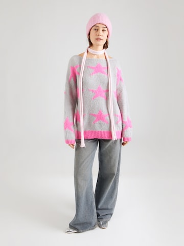 Pull-over 'Stars' miss goodlife en gris