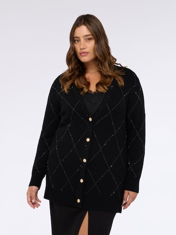 Fiorella Rubino Gebreid vest in Zwart