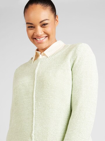 ONLY Carmakoma Sweater 'NEW FOXY' in Green