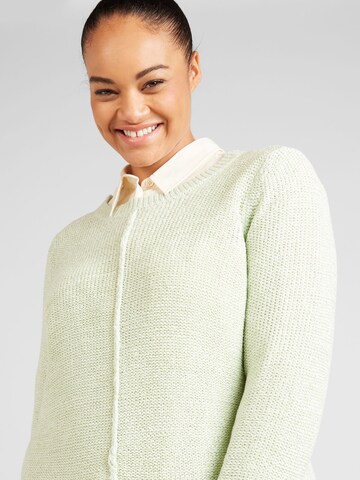 ONLY Carmakoma - Pullover 'NEW FOXY' em verde