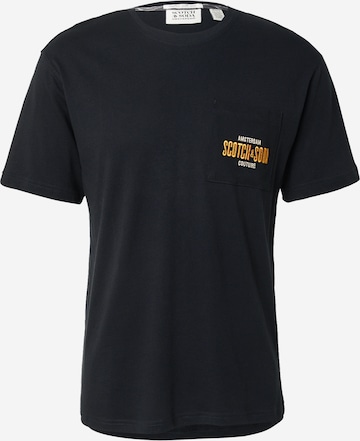 SCOTCH & SODA Póló - fekete: elől