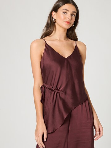 Guido Maria Kretschmer Women Top 'Loana' in Brown: front