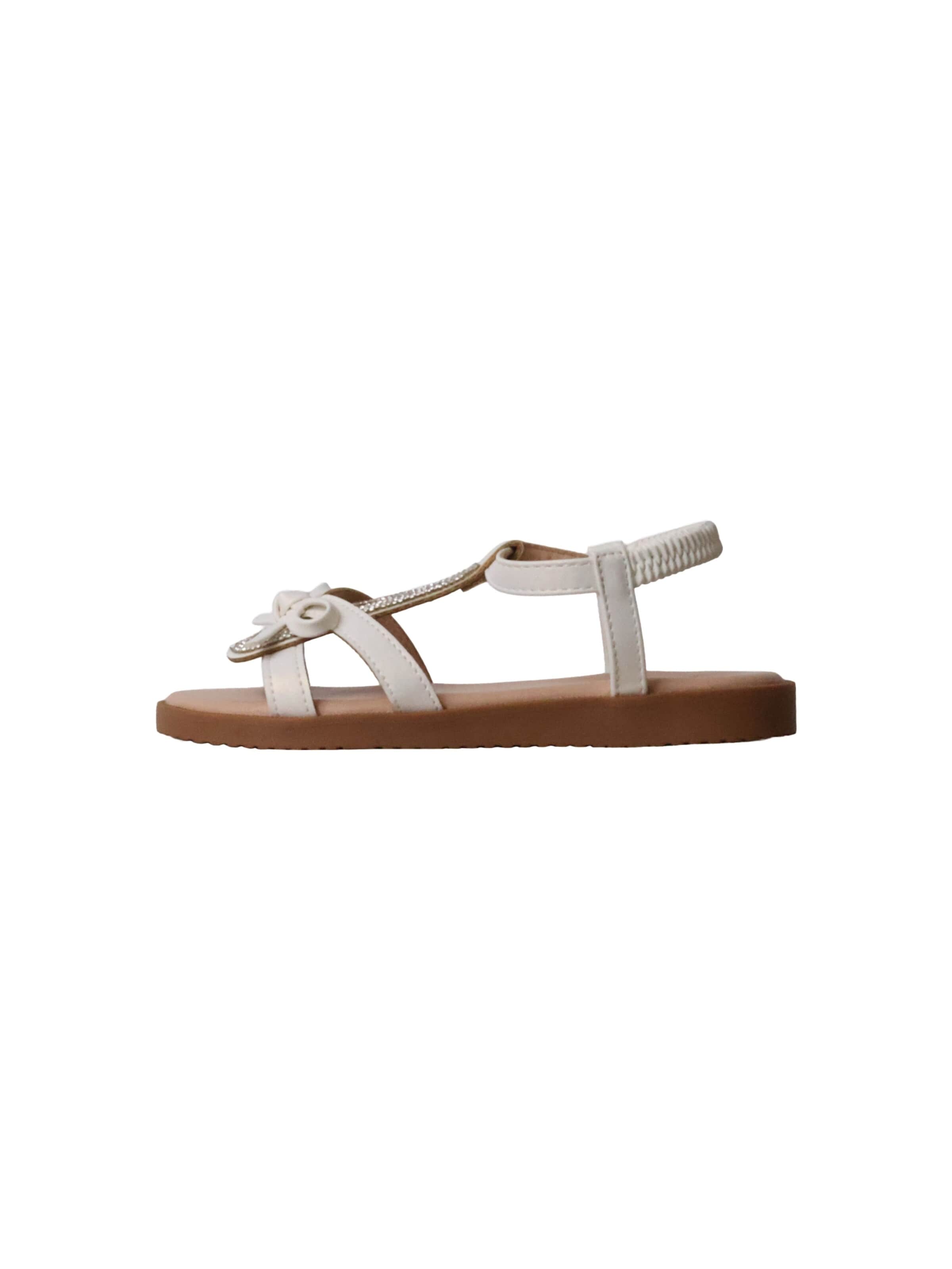 Sandales Super Mode en blanc : devant