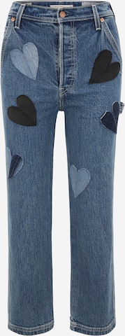 Levi's® Upcycling Regular Jeans 'Kelvyn Colt Design Ribcage Straight' in Blau: predná strana